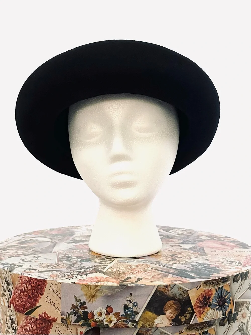 J. Crew Wool Bowler & Hat Box